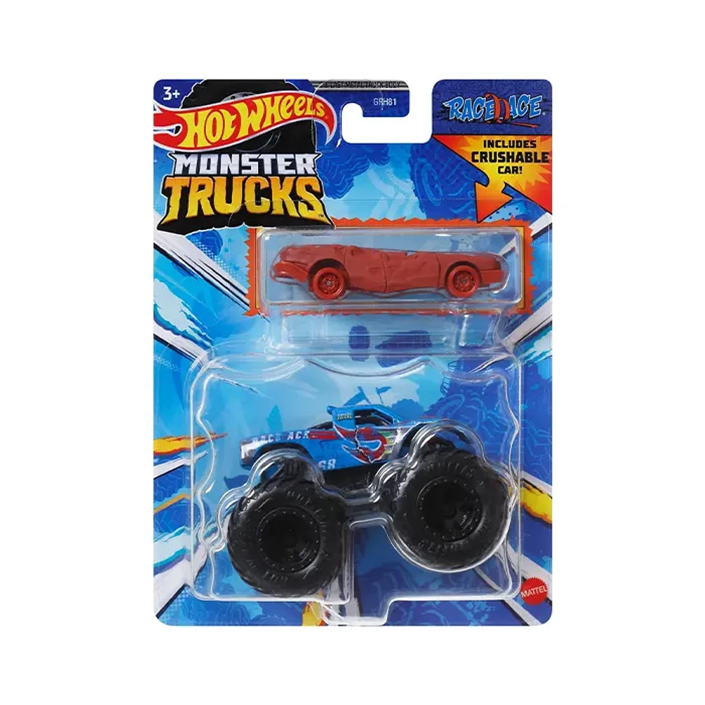 The Hot Wheels Monster Trucks 1:64 Scale 2 Pack – Styles May Vary