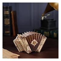 Rolife 3D Wooden Puzzle Accordion Musical DIY Decor