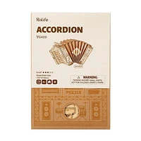 Rolife 3D Wooden Puzzle Accordion Musical DIY Decor