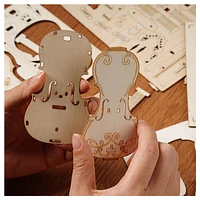 Rolife 3D Wooden Puzzles for Cello Musical Instrument Model DIY