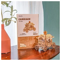 Rolfie 3D Wooden Puzzle Classic Carriage DIY Model Kits Decor