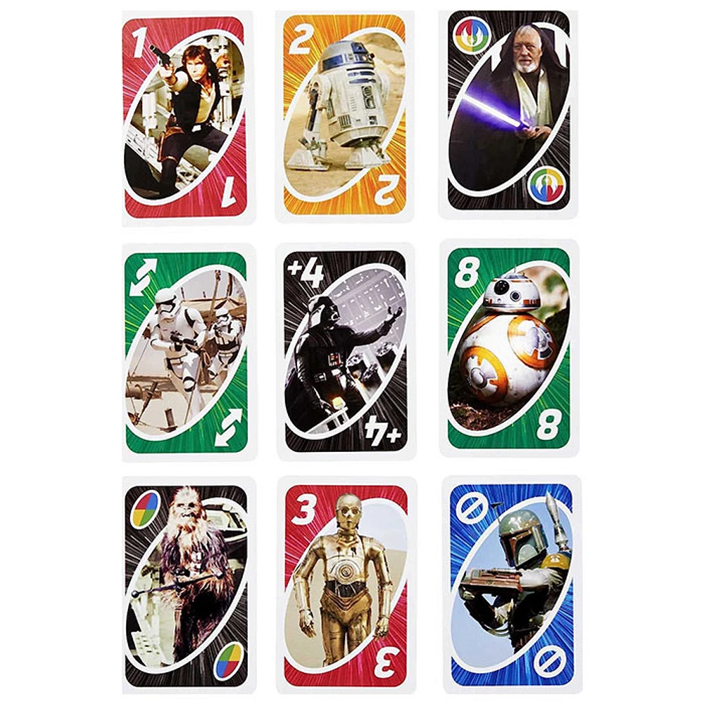 UNO Star Wars Matching Card Game