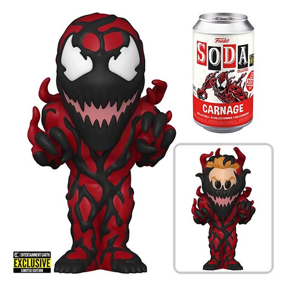 Funko Pop! Soda Marvel Carnage Entertainment Earth Exclusive