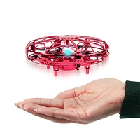 Hover UFO Drone – Hand-Controlled Mini Quadcopter with LED Lights (Random Pick)