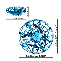Hover UFO Drone – Hand-Controlled Mini Quadcopter with LED Lights (Random Pick)