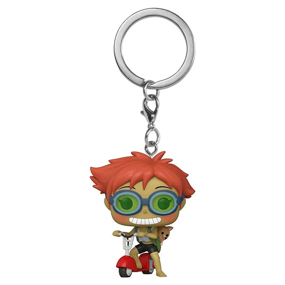 Funko Pop! Keychain Cowboy Bebop Edward on Scooter with EIN