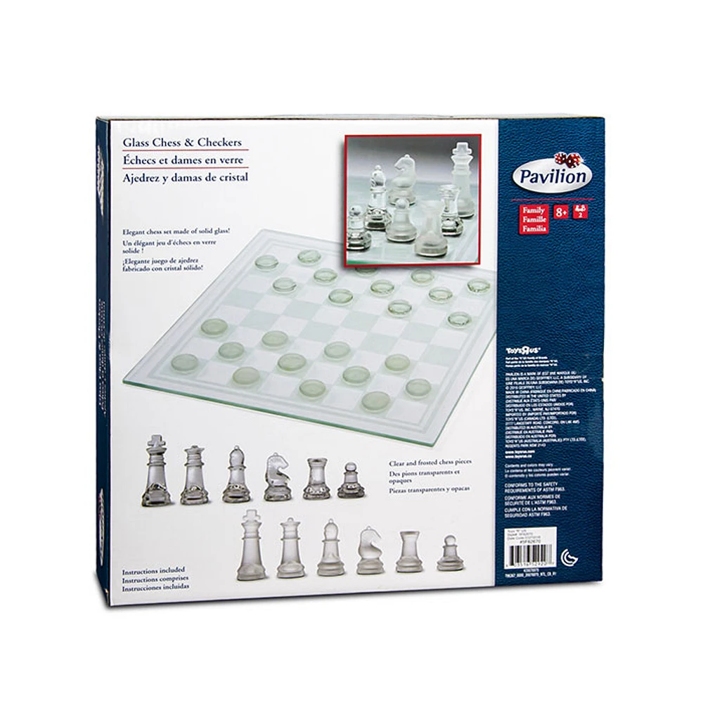 Chess Set Glass 10X10