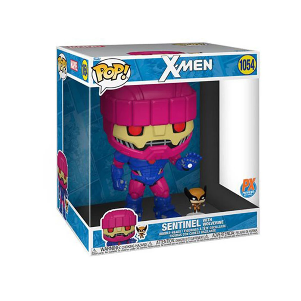 Funko Pop! X-Men Sentinel with Wolverine Jumbo