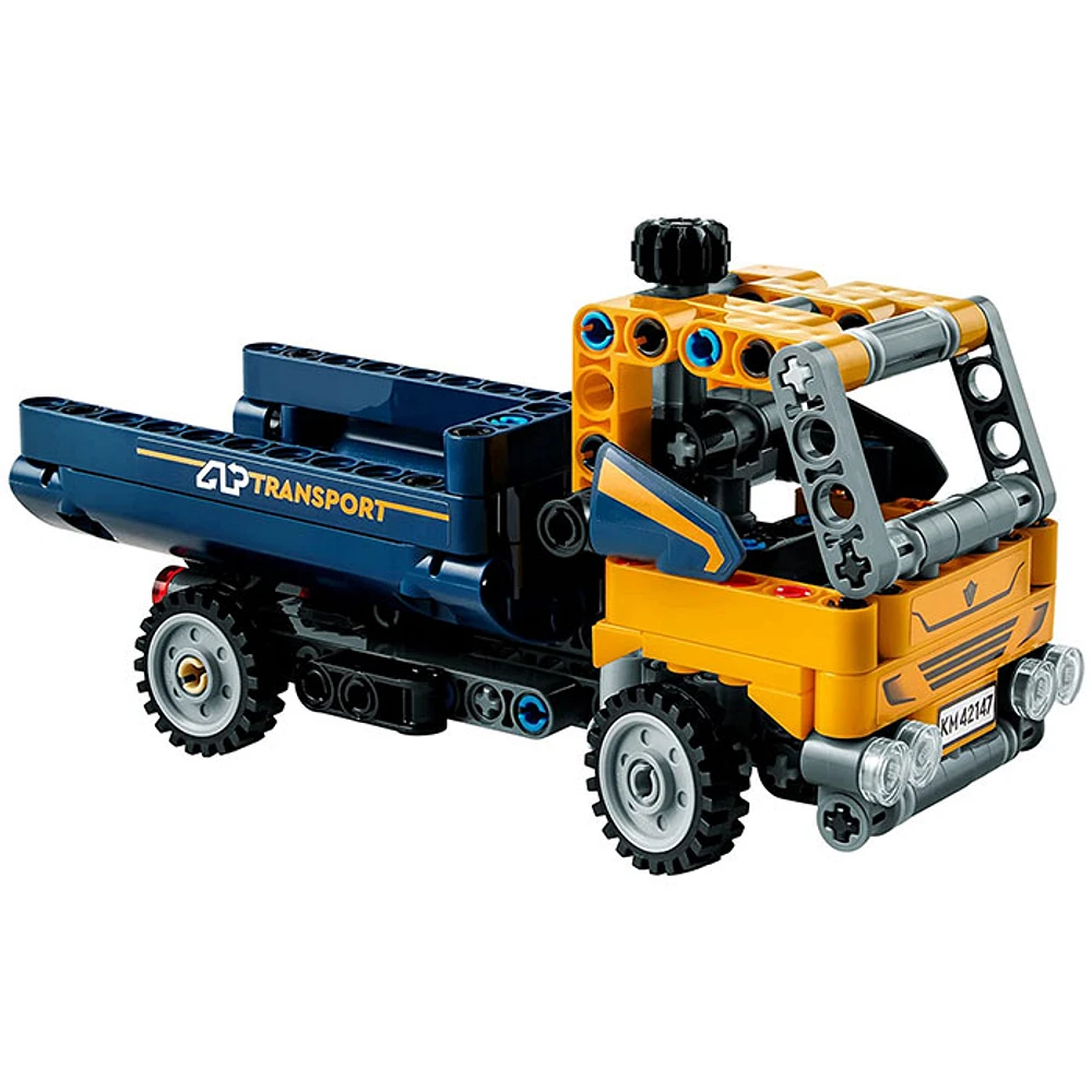 LEGO Technic Dump Truck, 2in1 Toy Set, Construction Vehicle Model to Excavator Digger