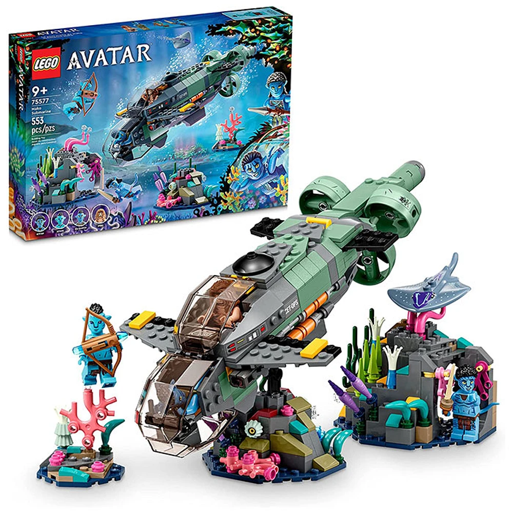 LEGO Avatar: The Way of Water Mako Submarine Building Toy Set