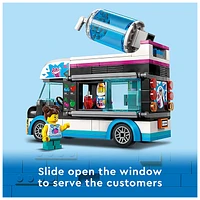 LEGO City Penguin Slushy Van, Truck Toy, Vehicle Building Set with Costume Figure