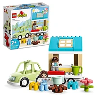 LEGO DUPLO Family House on Wheels ,Toy Car Large Bricks Camping Set