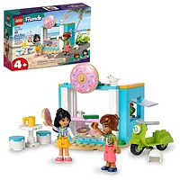 LEGO Friends Doughnut Shop, Cafe Playset, Small Gift Toys, Liann and Leo Mini-Dolls and Toy Scooter