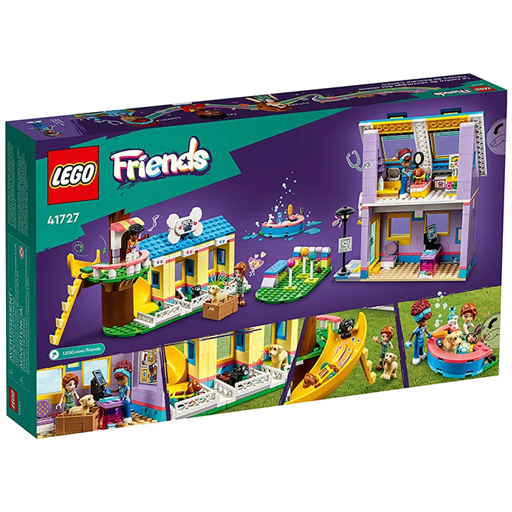 LEGO Friends Dog Rescue Centre, Pet Animal Playset with 2023 Series Characters Autumn and Zac Mini