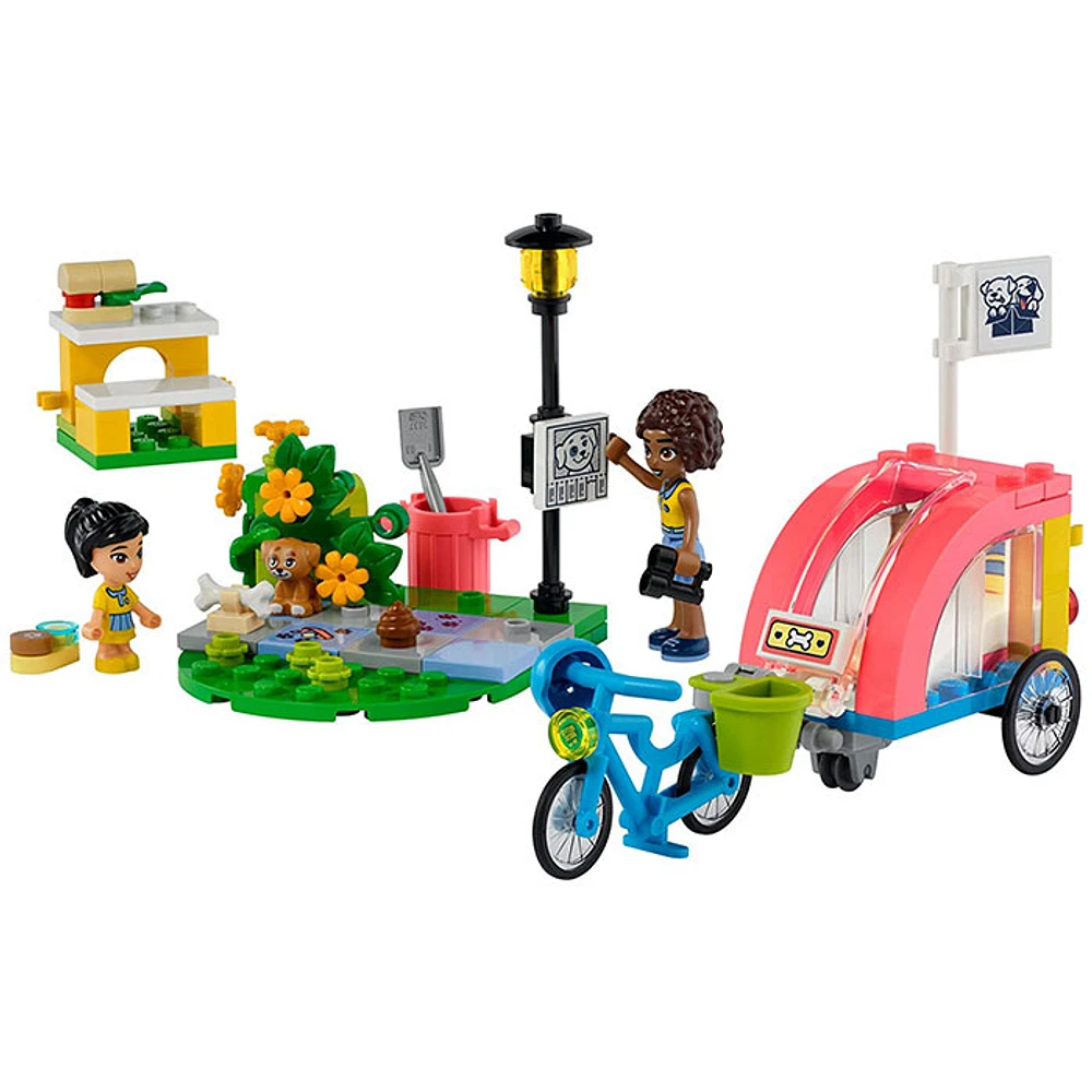 LEGO Friends Dog Rescue Bike, Toy Set, Animal Playset