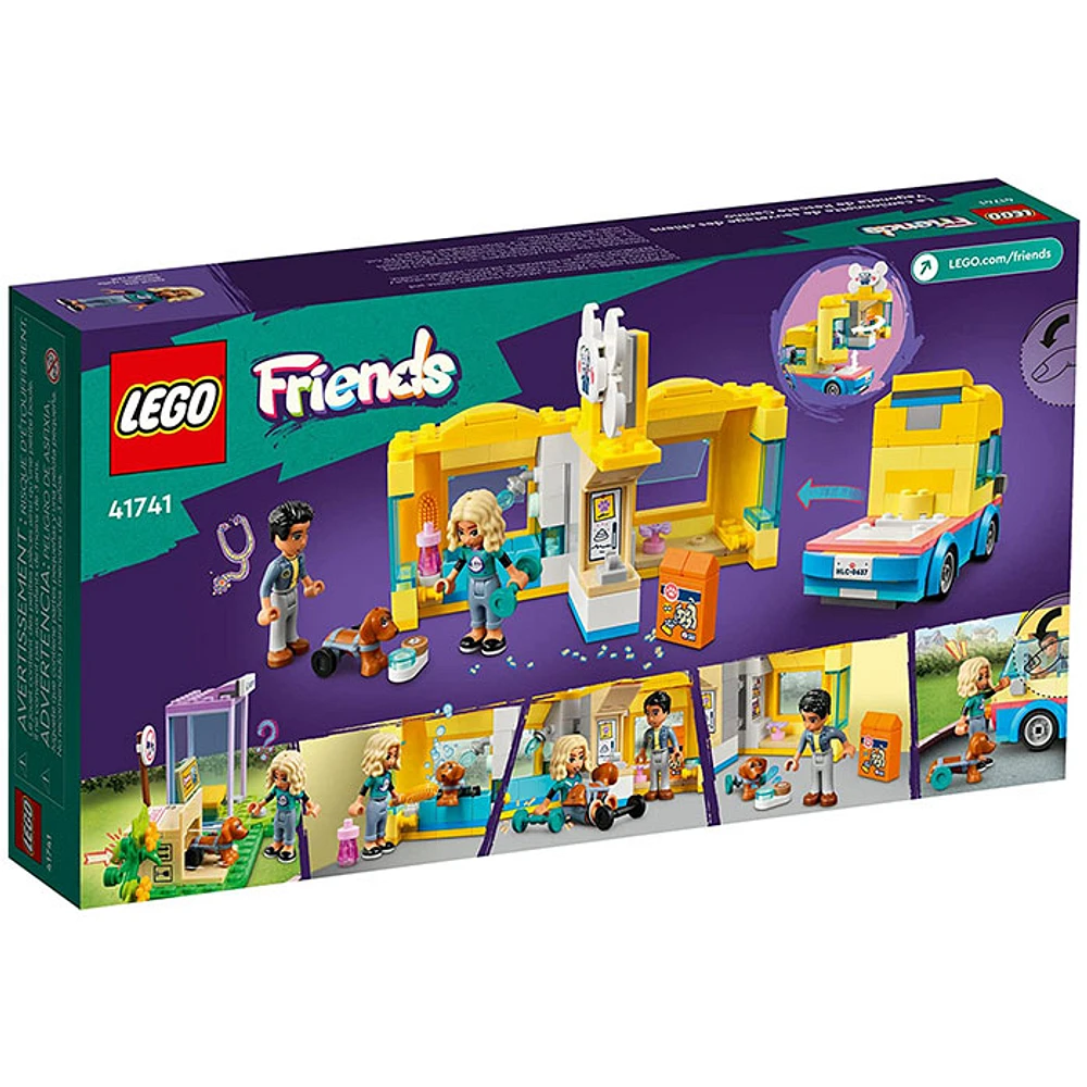 LEGO Friends Dog Rescue Van, Pet Puppy Playset, Animal Toy