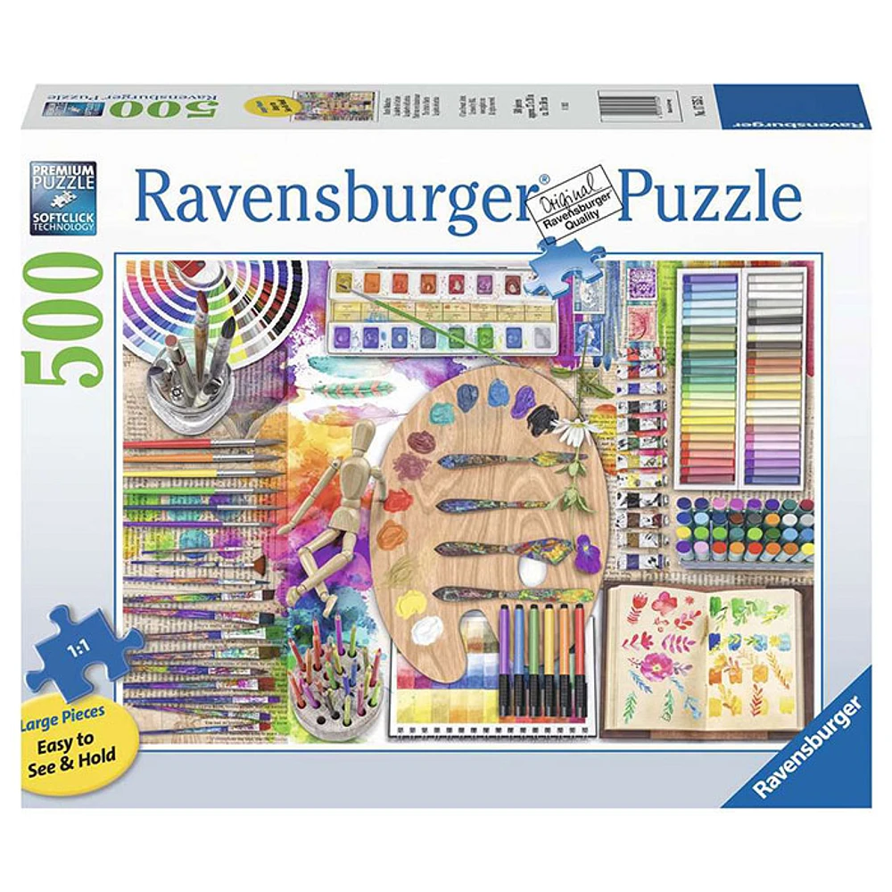 Ravensburger The Artist s Palette 500 Pieces Puzzle