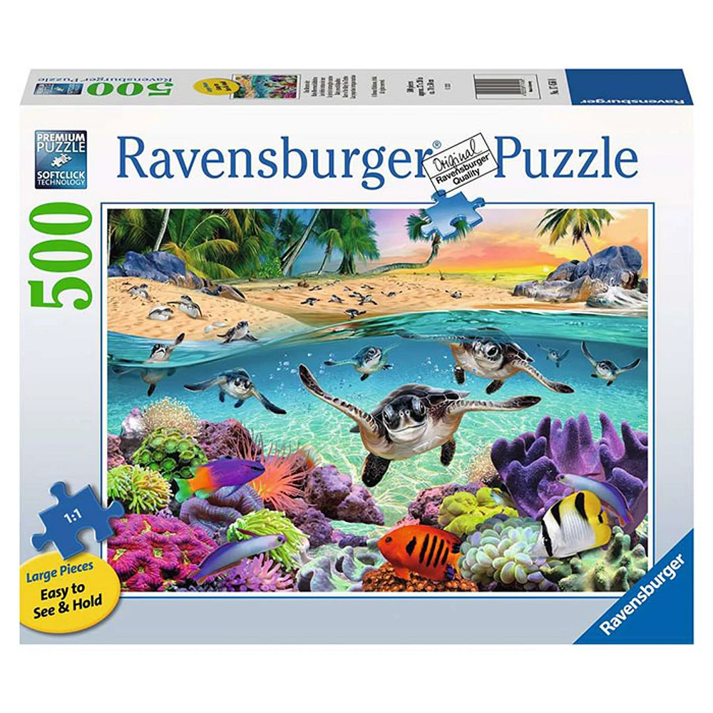 Ravensburger Race of the Baby Sea Turtles 500 Pieces Puzzle