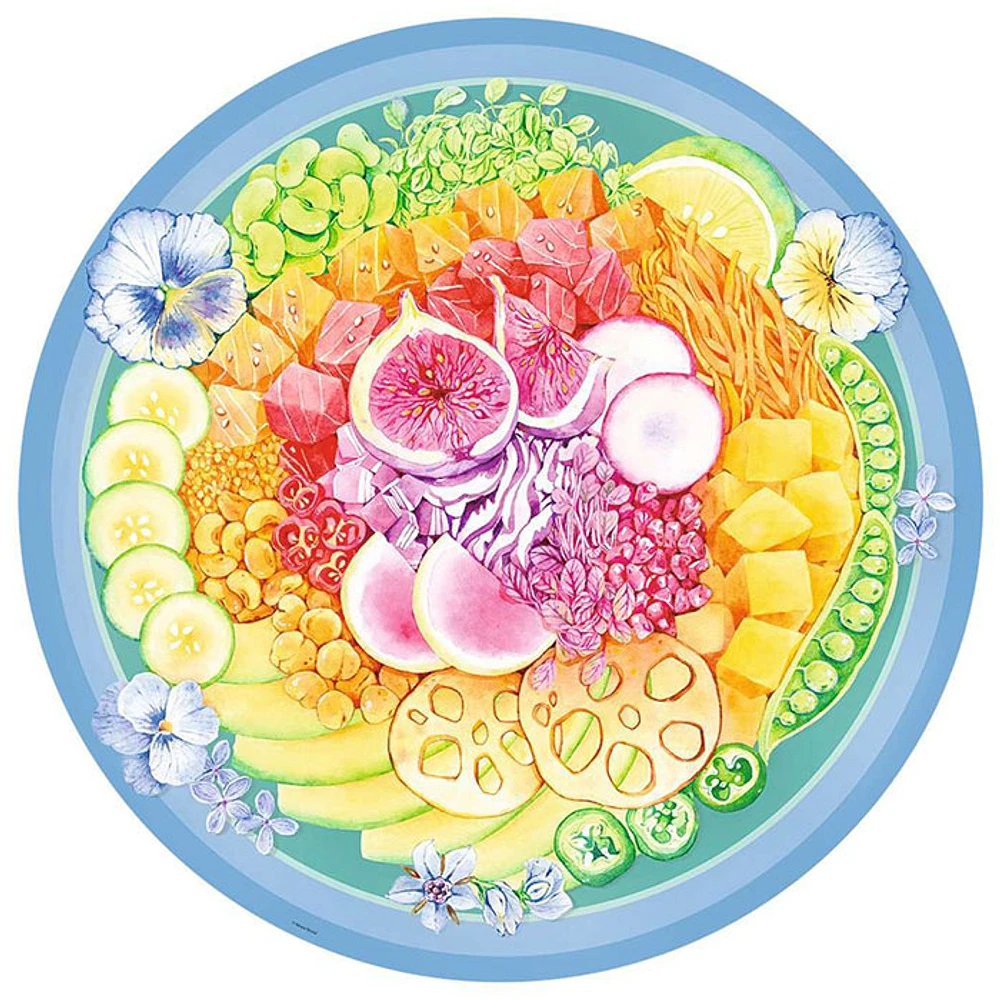 Ravensburger Circle of Color: Poke Bowl 500 Pieces Puzzle