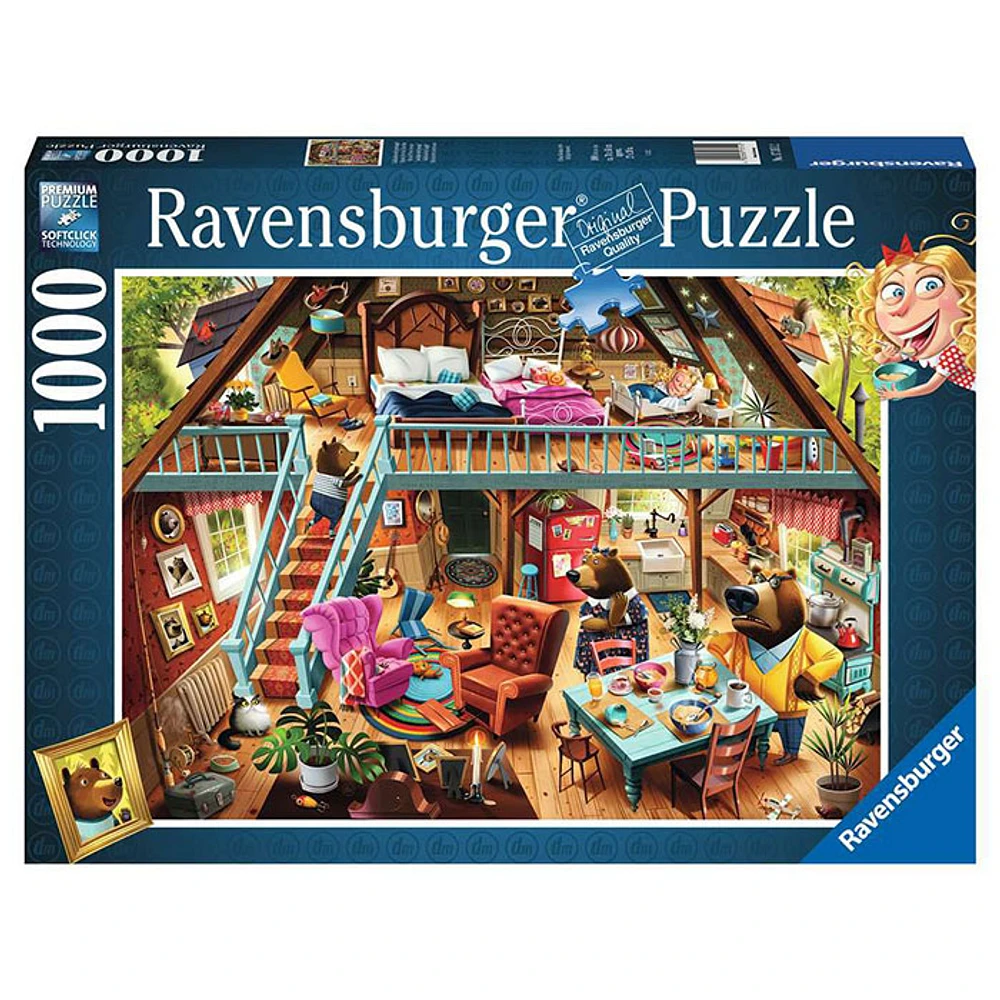 Ravensburger Goldilocks Gets Caught! 1000 Pieces Puzzle