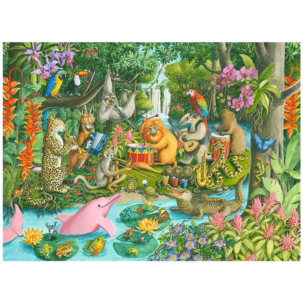 Ravensburger Rainforest River Band 100 Pieces Puzzle