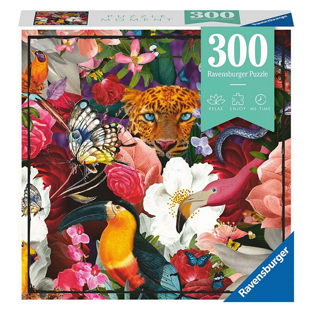 Ravensburger Puzzle Moments: Tropical Flowers 300 Pieces Puzzle