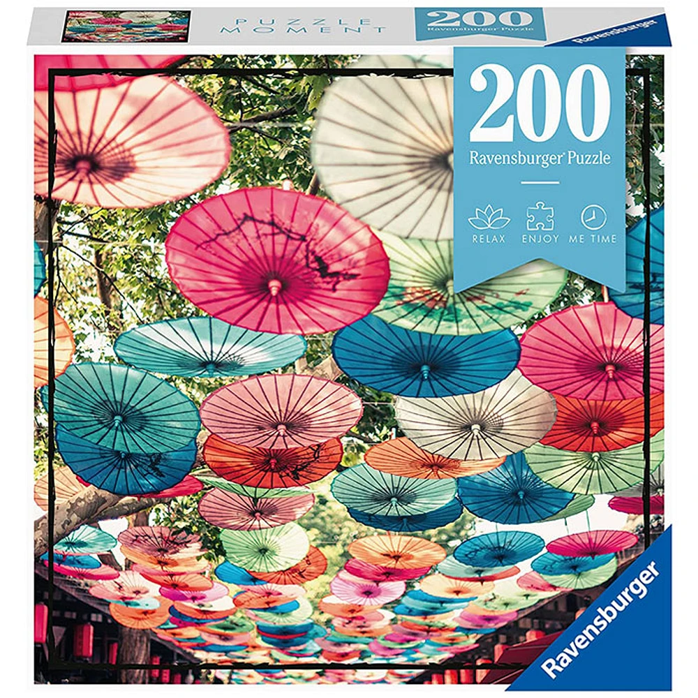 Ravensburger Puzzle Moments: Umbrellas 200 Pieces Puzzle