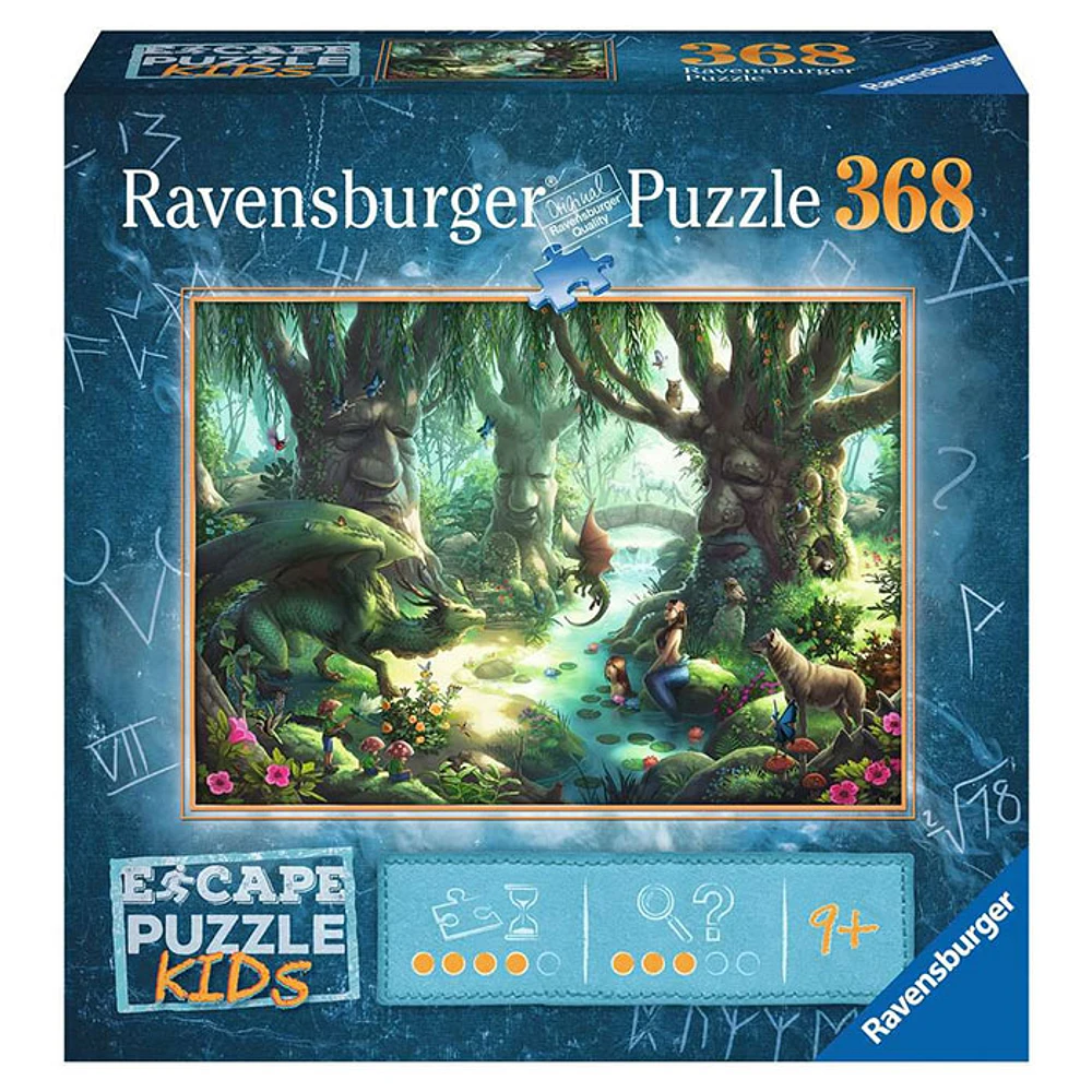 Ravensburger Escape Kids: Whispering Woods, 368 Pieces Puzzle