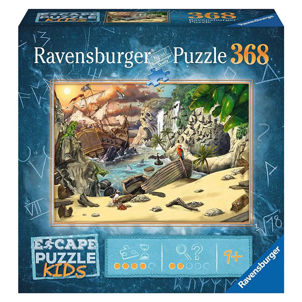 Ravensburger Escape Kids: Pirate s Peril, 368 Pieces Puzzle