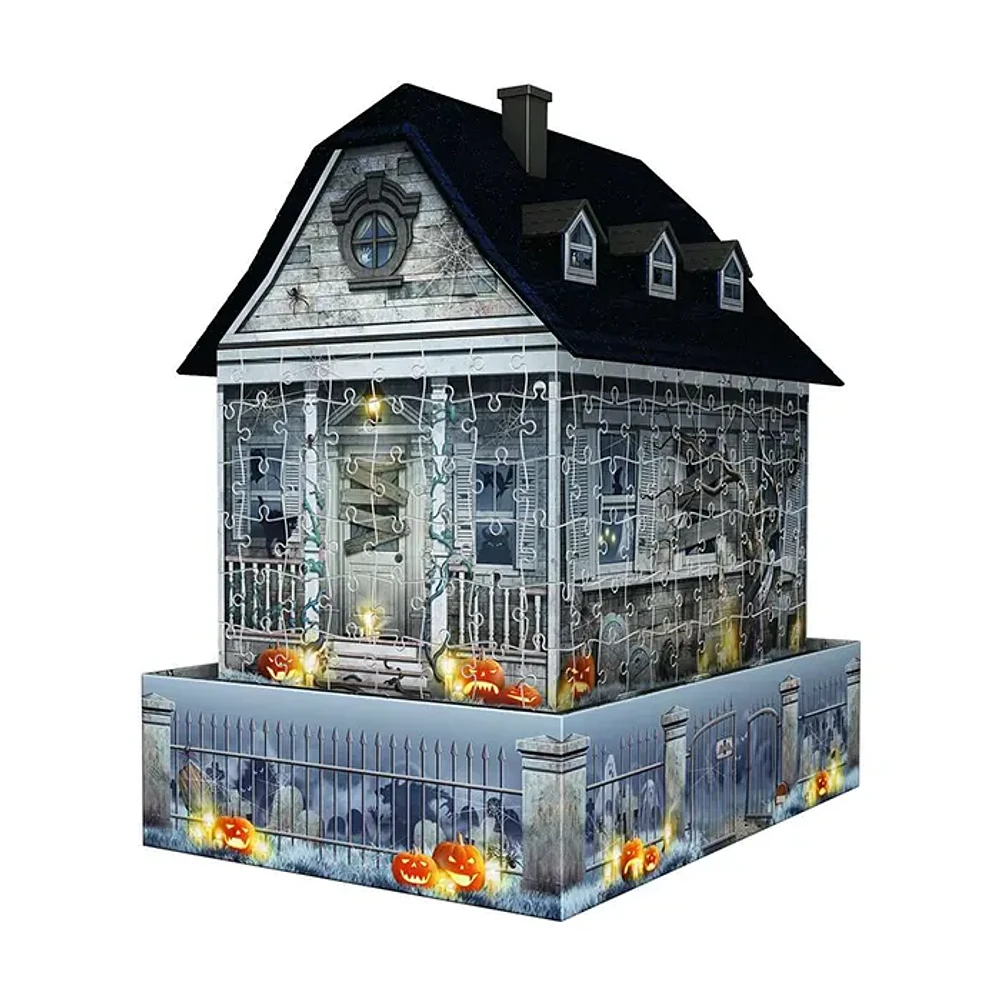 Ravensburger Haunted House – Night Edition, 216 Pieces 3D Puzzle