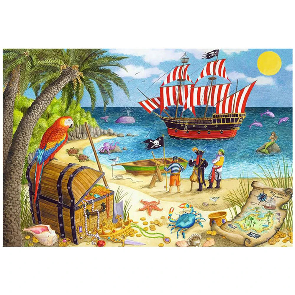 Ravensburger Pirates and Mermaids, 2 x 24 PC Puzzle