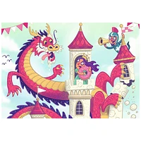 Ravensburger Puzzle and Play: The Donut Dragon, 2 x 24 PC Puzzle