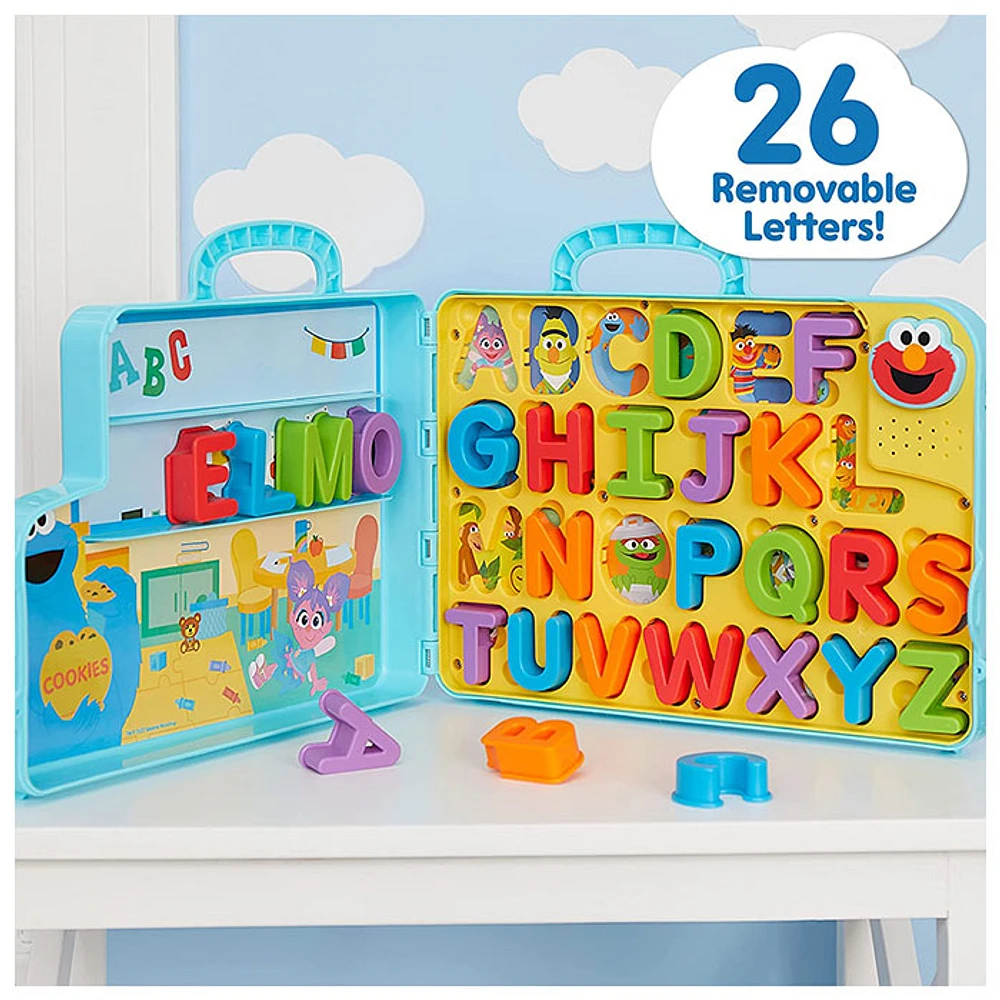 Sesame Street Elmo s Learning Letters Bus Activity Board