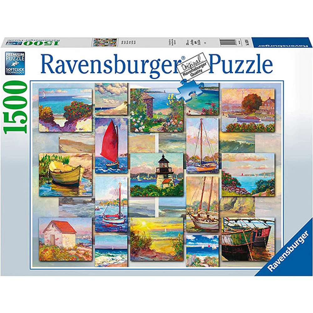 Ravensburger Coastal Collage 1500 Pieces Jigsaw Puzzle