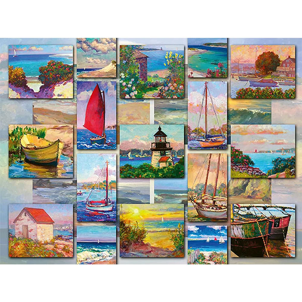 Ravensburger Coastal Collage 1500 Pieces Jigsaw Puzzle