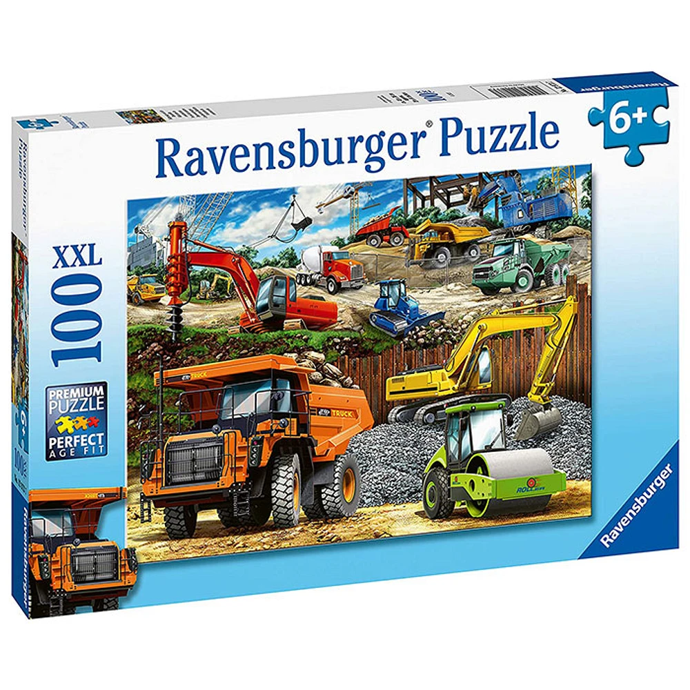 Ravensburger Construction Vehicles 100 Piece Puzzle