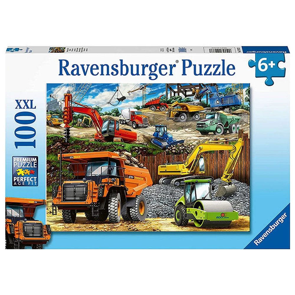 Ravensburger Construction Vehicles 100 Piece Puzzle