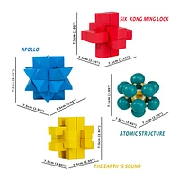 3D Luban Puzzle Assorted