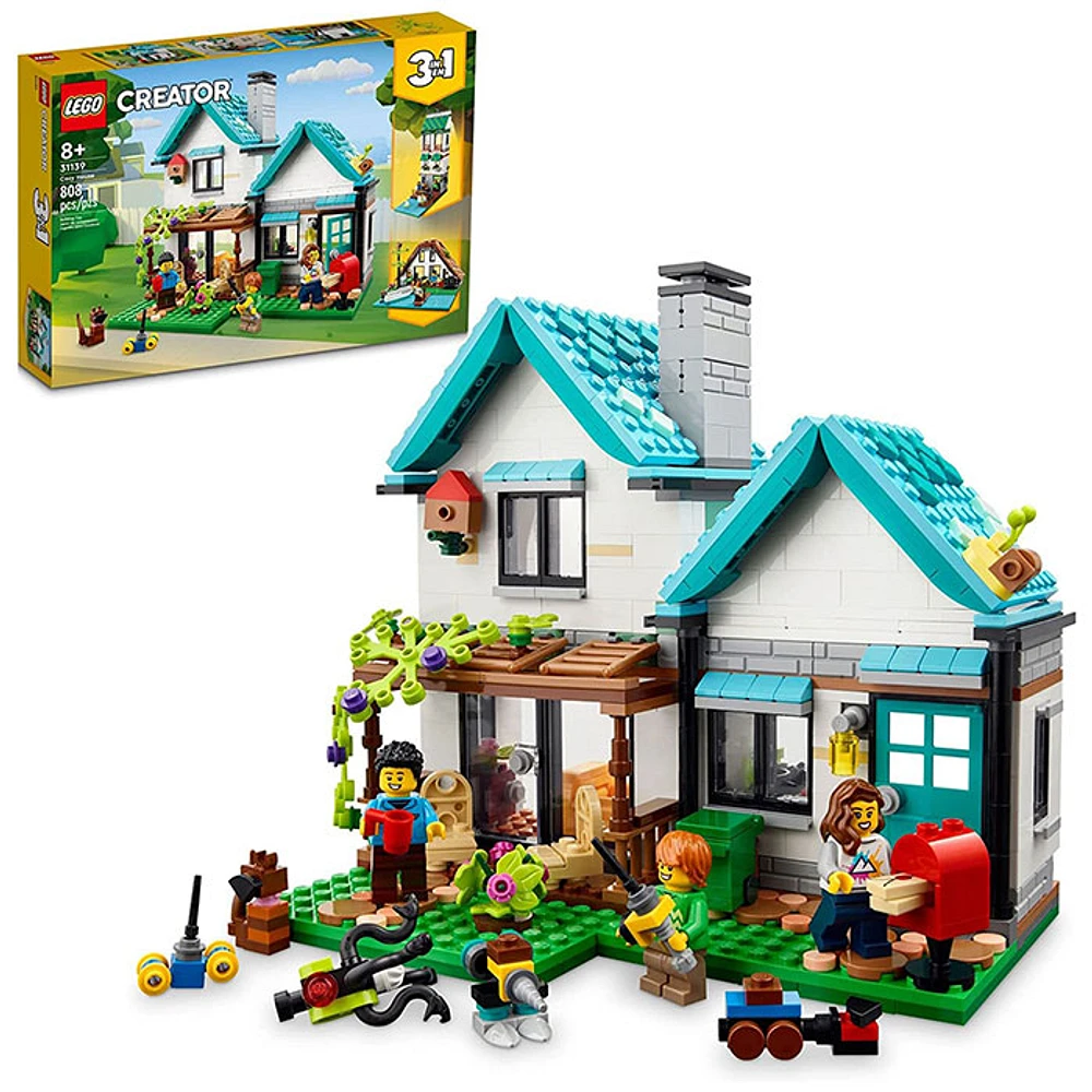 LEGO Creator 3 in 1 Cozy House Toy Set