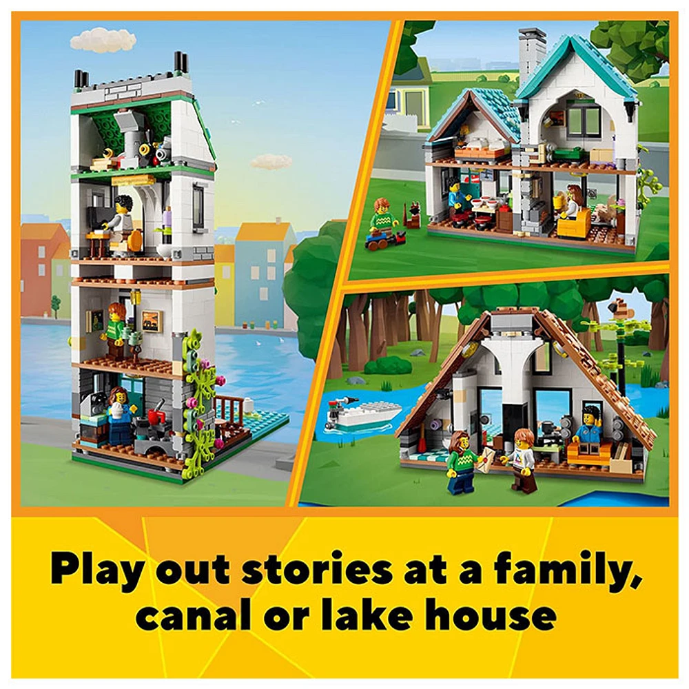 LEGO Creator 3 in 1 Cozy House Toy Set