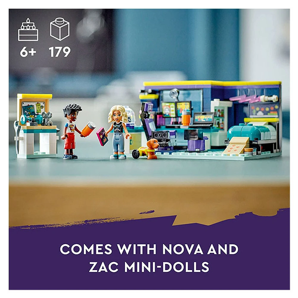 LEGO Friends Nova s Room, Gaming Themed Bedroom Playset