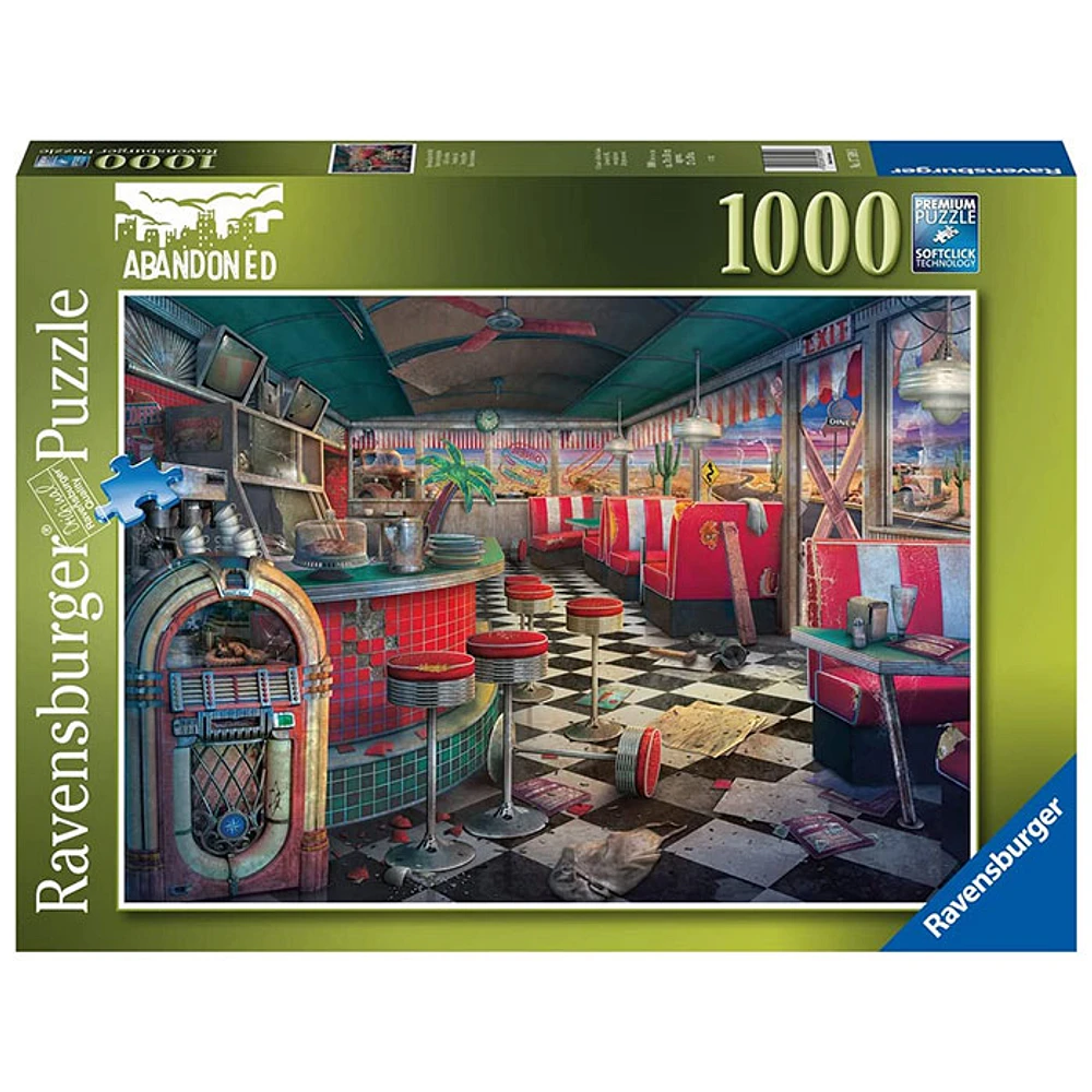 Ravensburger Abandoned Places: Decaying Diner 1000 Piece Jigsaw Puzzle