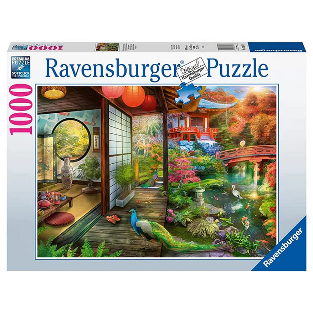 Ravensburger Kyoto Japanese Garden Teahouse 1000 Piece Jigsaw Puzzle