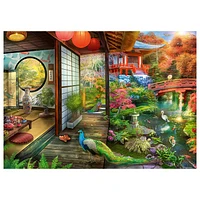 Ravensburger Kyoto Japanese Garden Teahouse 1000 Piece Jigsaw Puzzle