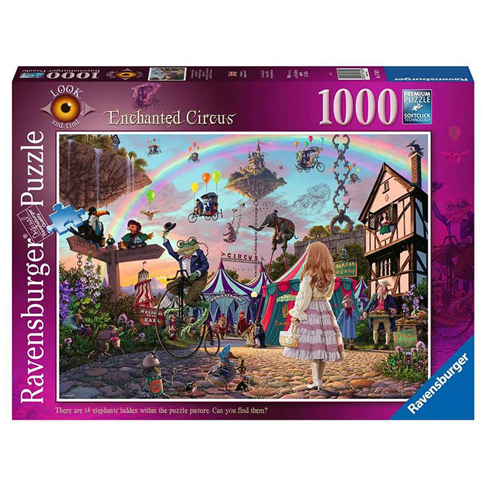 Ravensburger Look and Find: Enchanted Circus 1000 Piece Jigsaw Puzzle