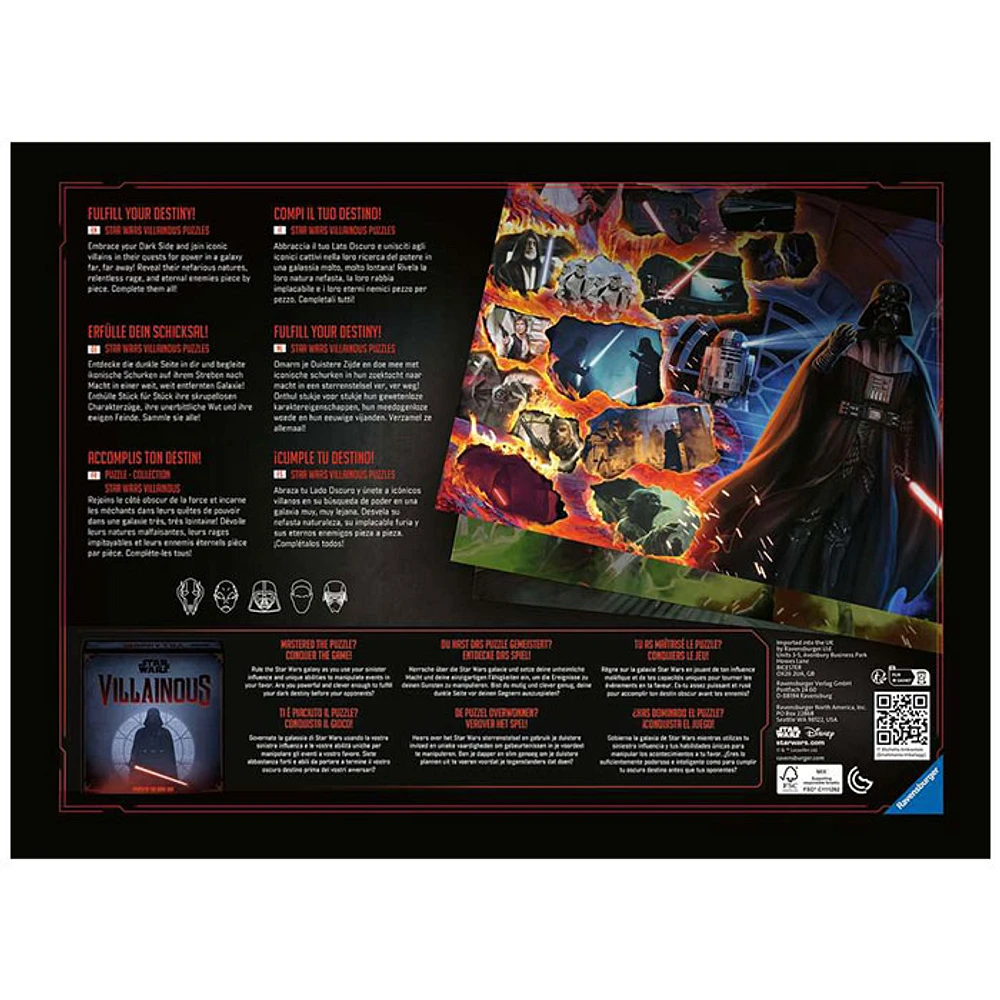 Ravensburger Star Wars Villainous: Moff Gideon 1000 Piece Jigsaw Puzzle