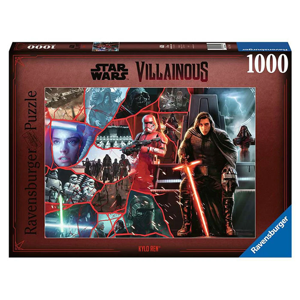 Ravensburger Star Wars Villainous: Kylo Ren 1000 Piece Jigsaw Puzzle