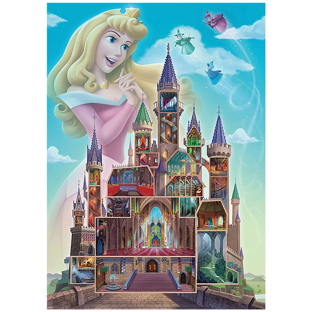 Ravensburger Disney Castle Collection – Disney Castles: Aurora 1000 Piece Jigsaw Puzzle