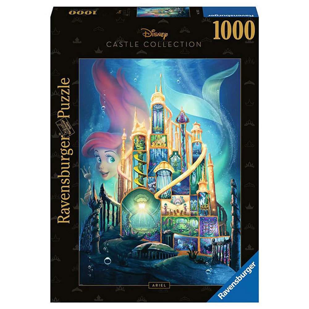 Ravensburger Disney Castle Collection – Disney Castles: Ariel 1000 Piece Jigsaw Puzzle