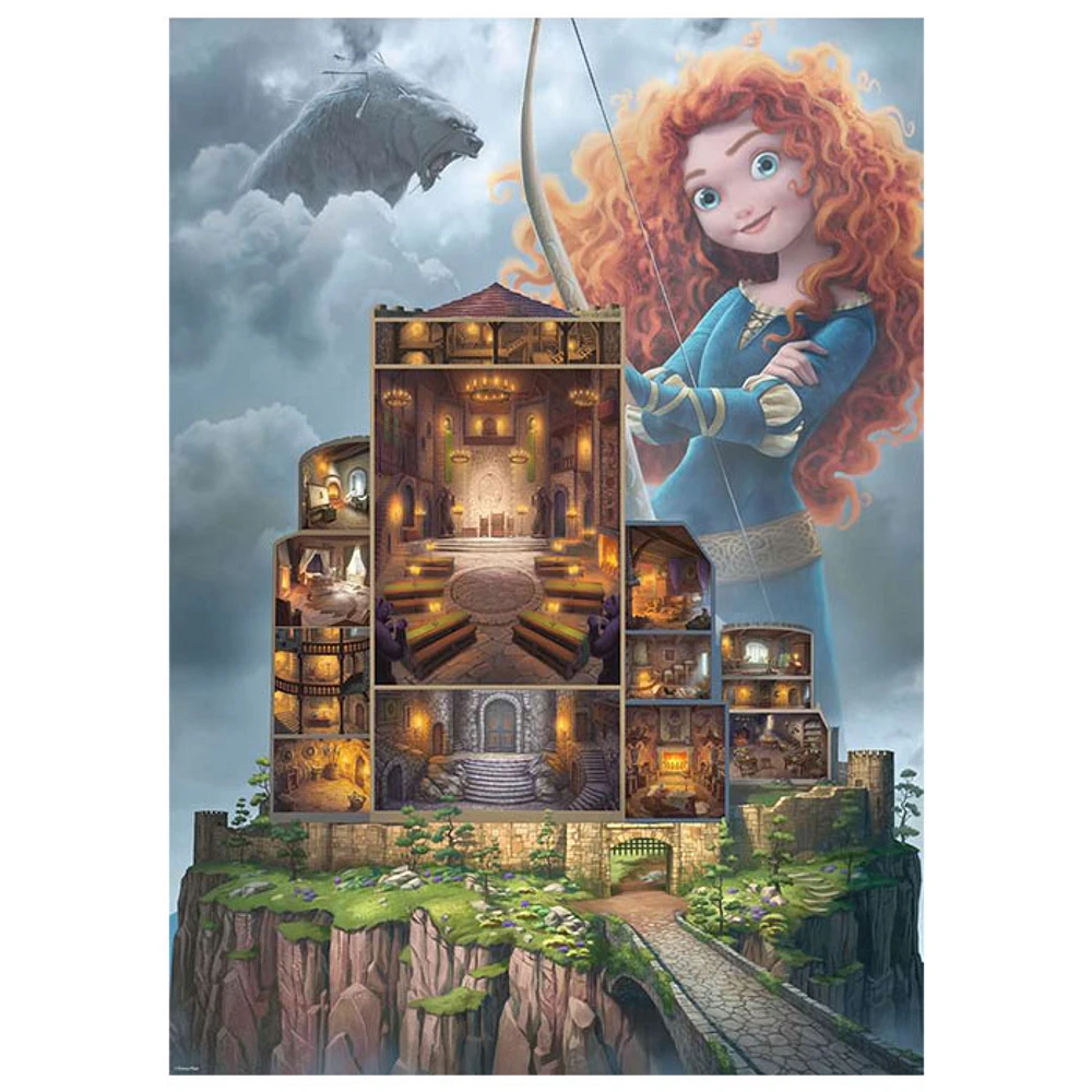 Ravensburger Disney Castle Collection – Disney Castles: Merida 1000 Piece Jigsaw Puzzle